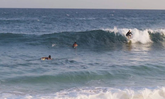 Surfers in Kauai, Hawaii