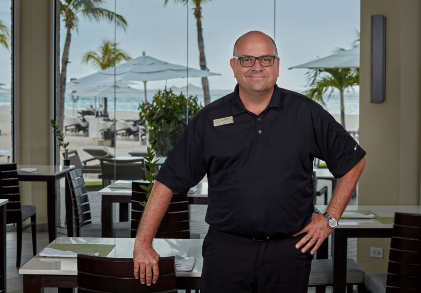 Marc Giesbers chef Aruba